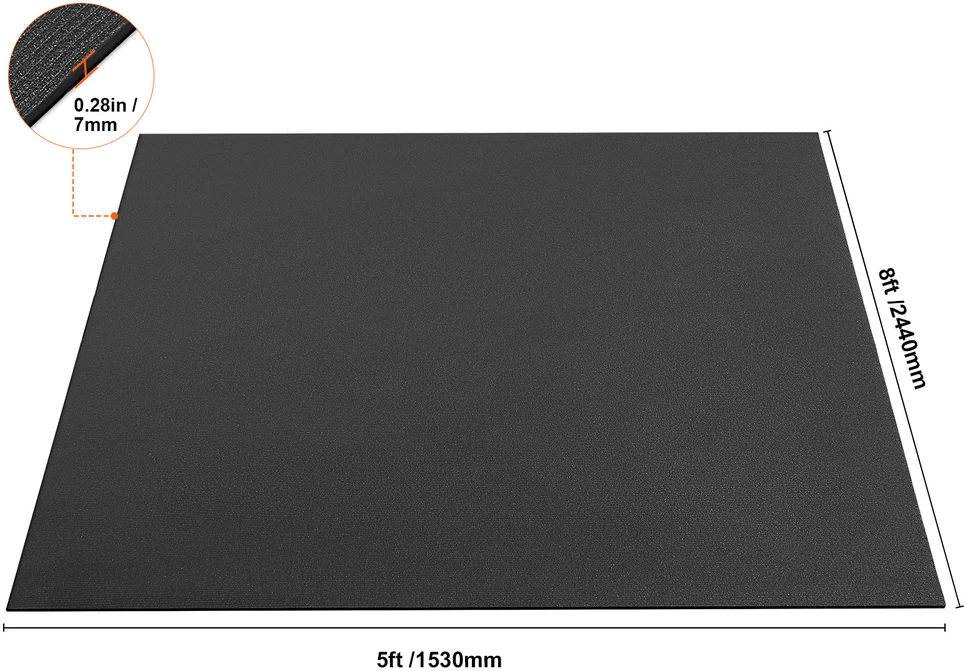 VEVOR Neslystantis jogos kilimėlis 8x5 ft
