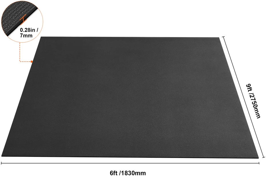 VEVOR Neslystantis jogos kilimėlis 275x183 cm