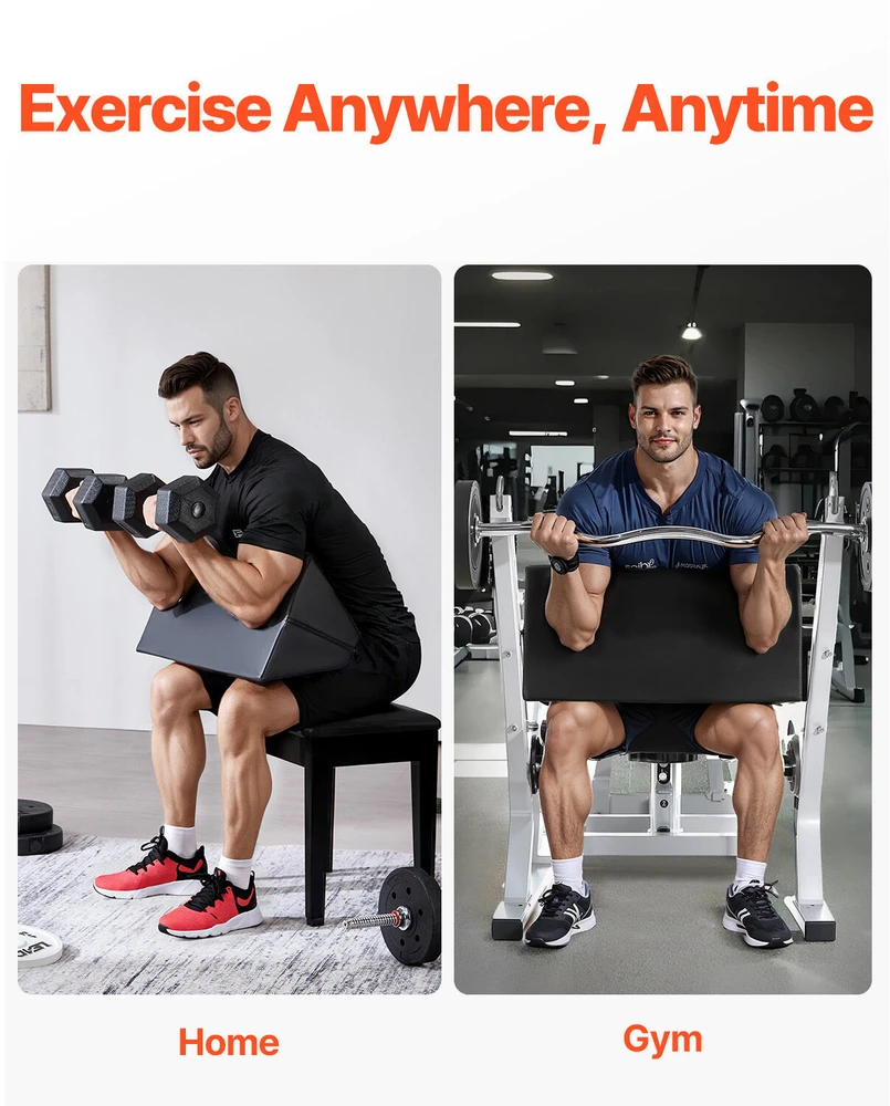 VEVOR Rankų lenkimo padas bicepsui namų sporto salei