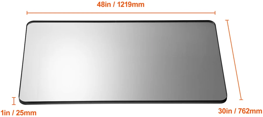 VEVOR Sieninis kvadratinis veidrodis 1219 x 762 mm