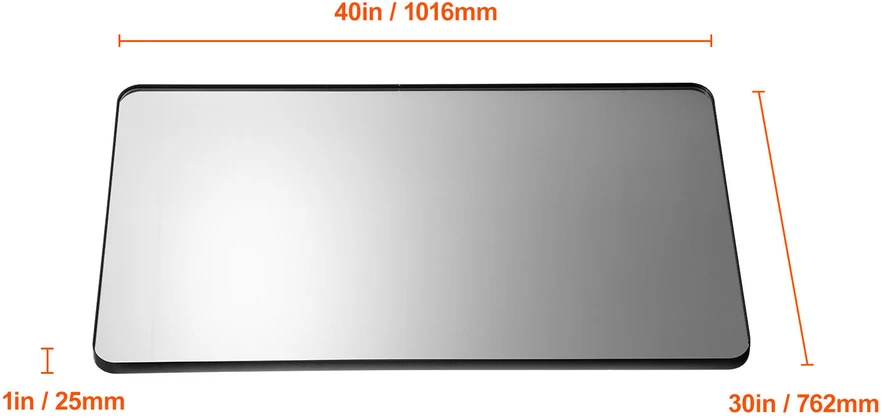 VEVOR Sieninis kosmetinis veidrodis, 1016 x 762 mm