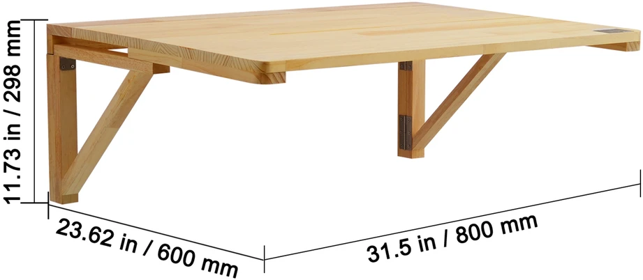 VEVOR Sieninis sulankstomas stalas nešiojamam kompiuteriui