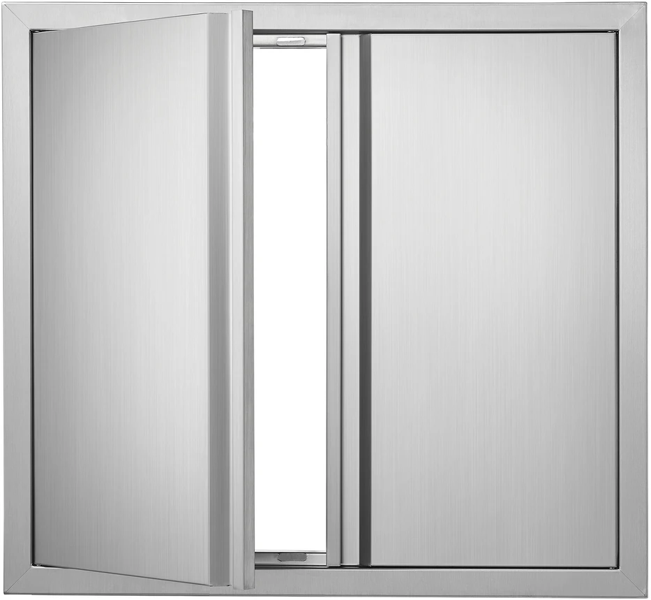 VEVOR nerūdijančio plieno kepsninės durelės 660x610 mm