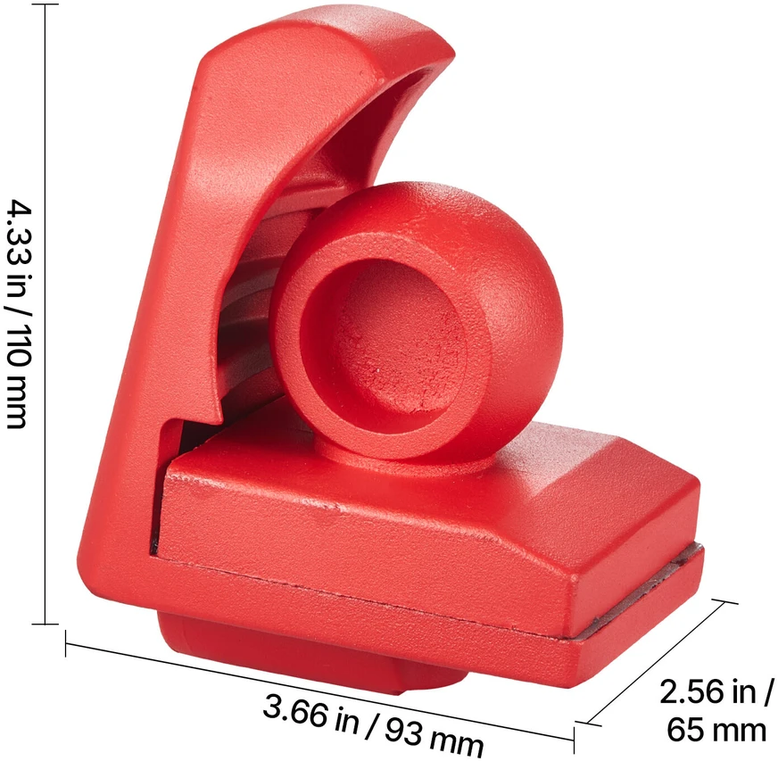 VEVOR Priekabos užrakto spyna 46-58,7 mm sankaboms