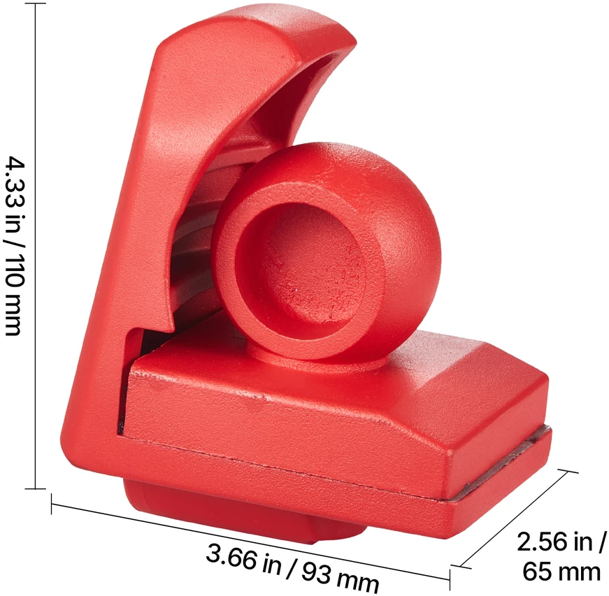 VEVOR Priekabos užrakto spyna 46-58,7 mm sankaboms