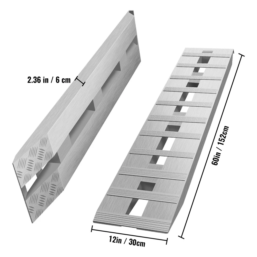 VEVOR 152 x 30 cm rampa priekaboms, 2 vnt.