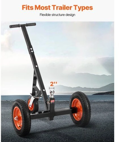 VEVOR Priekabų vežimėlis 454 kg, 16,7–22 cm aukštis