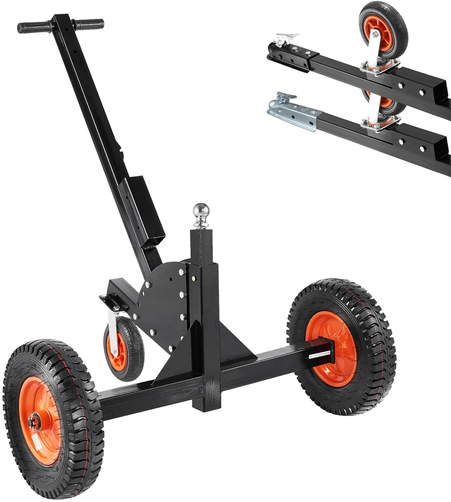 VEVOR 1500lbs priekabos vežimėlis 2in1 su vežimėliu