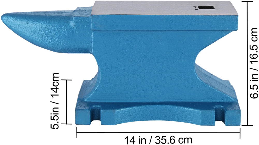 VEVOR Vienašakių priekalas 25,4kg iš ketaus