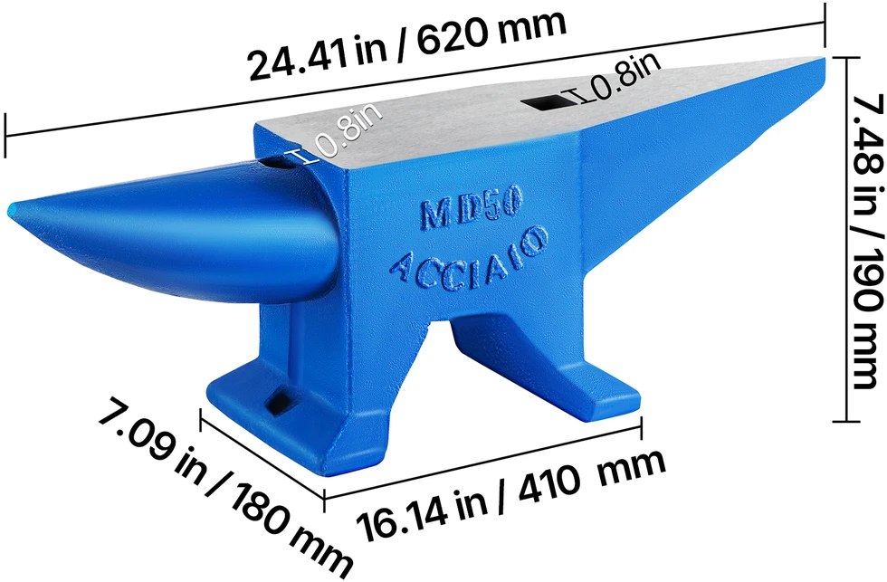 VEVOR Vienaragis priekalas 50 kg
