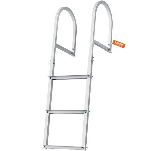 VEVOR Aliuminės kopėčios laivų prieplaukai, 3 laipteliai