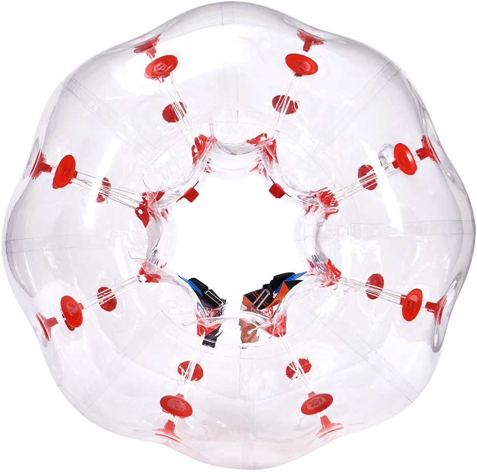 VEVOR Pripučiamas buferinis kamuolys 1vnt, 1.2 m zorb kamuoliai