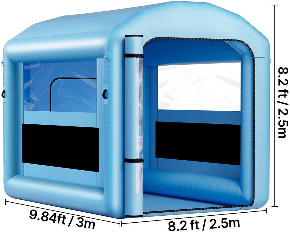 VEVOR Pripučiama dažymo kamera, 3 x 2,5 x 2,5 m