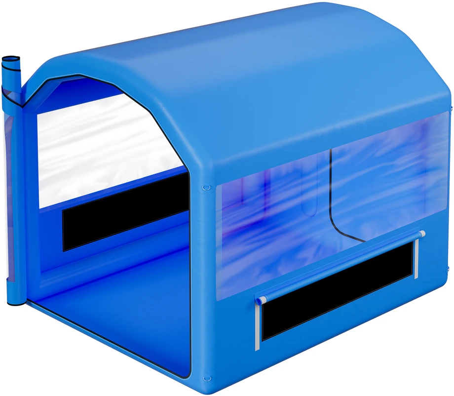 VEVOR Pripučiamas dažymo paviljonas 3 x 2,5 x 2,5 m