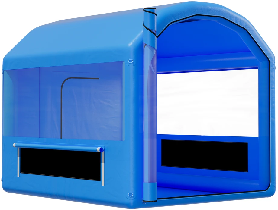 VEVOR Pripučiamas dažymo paviljonas 3 x 2,5 x 2,5 m