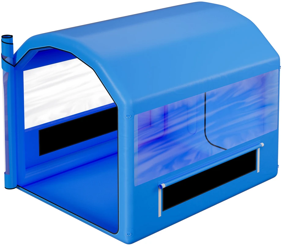 VEVOR Pripučiamas dažymo paviljonas 3 x 2,5 x 2,5 m