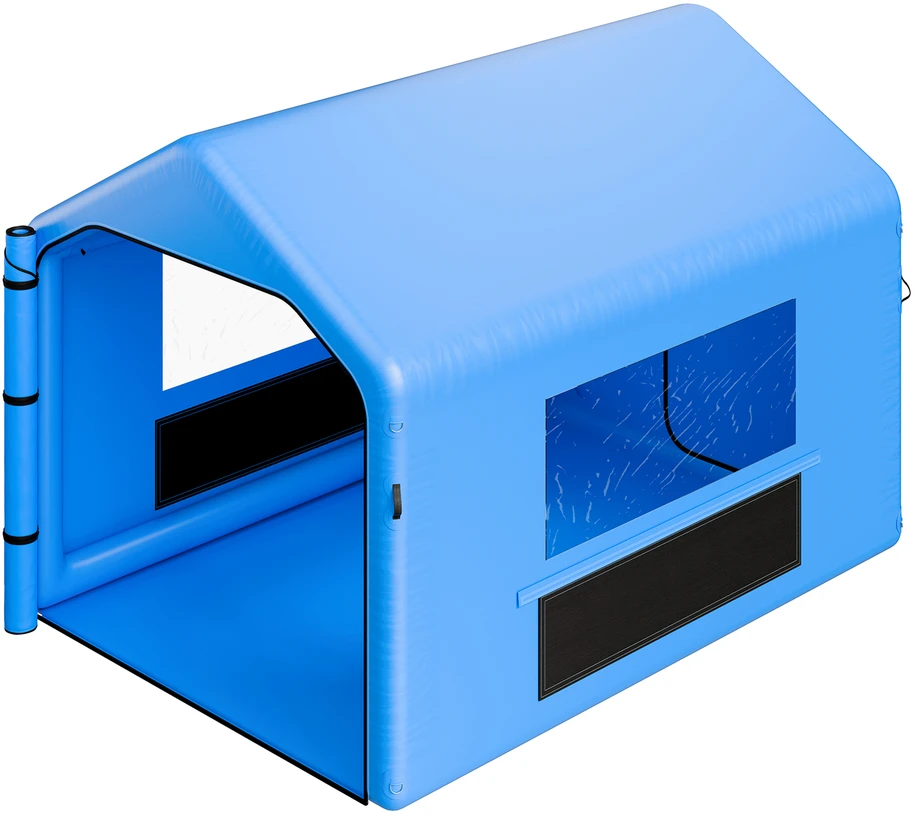 VEVOR Pripučiamas dažymo paviljonas 4 x 3 x 2.8 m