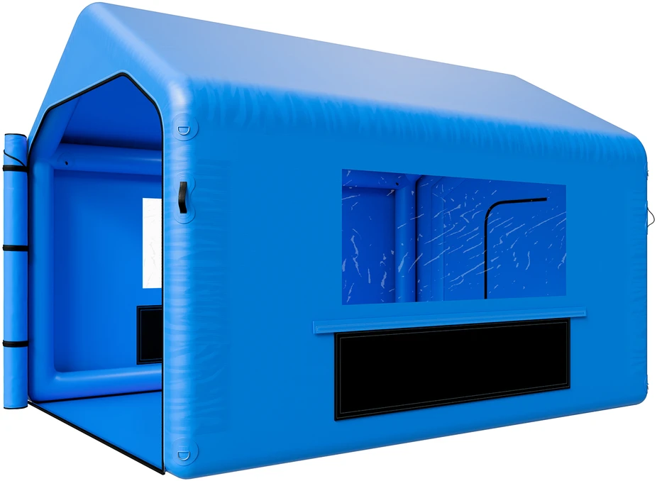 VEVOR Pripučiamas dažymo paviljonas 4 x 3 x 2.8 m