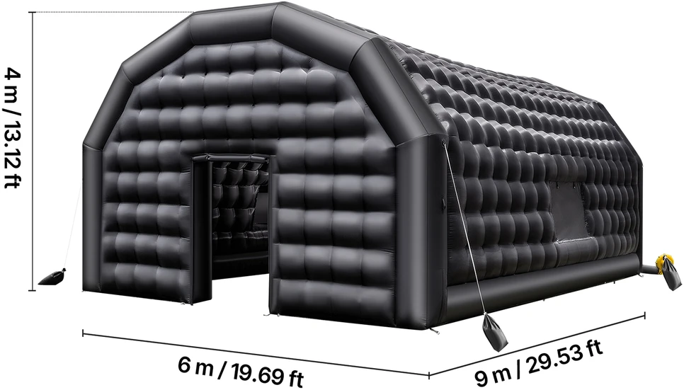 VEVOR Pripučiama naktinė palapinė 9 x 6 x 4 m