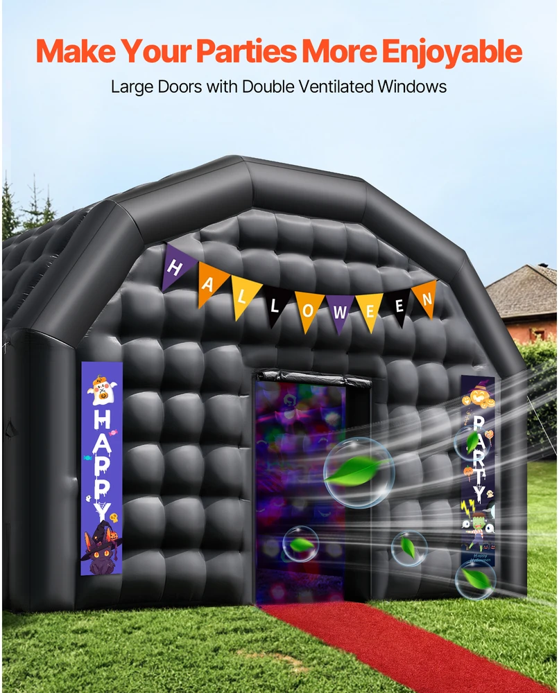 VEVOR Pripučiama naktinė palapinė 9 x 6 x 4 m