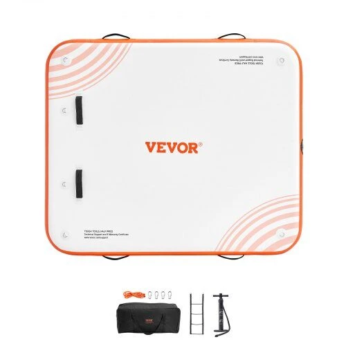VEVOR Pripučiama plūduriuojanti platforma 1.82 x 1.52 m