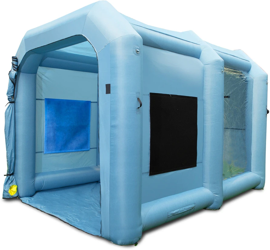 VEVOR Pripučiamas dažymo paviljonas automobiliams 4x3x2.75 m