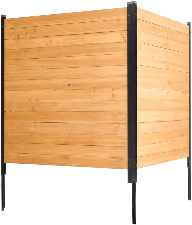 VEVOR Medinė privatumo tvora 98 cm x 108 cm