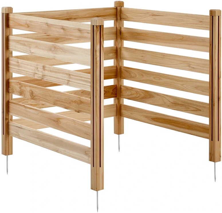 VEVOR medinė privati tvora 3 skydai 91x91 cm