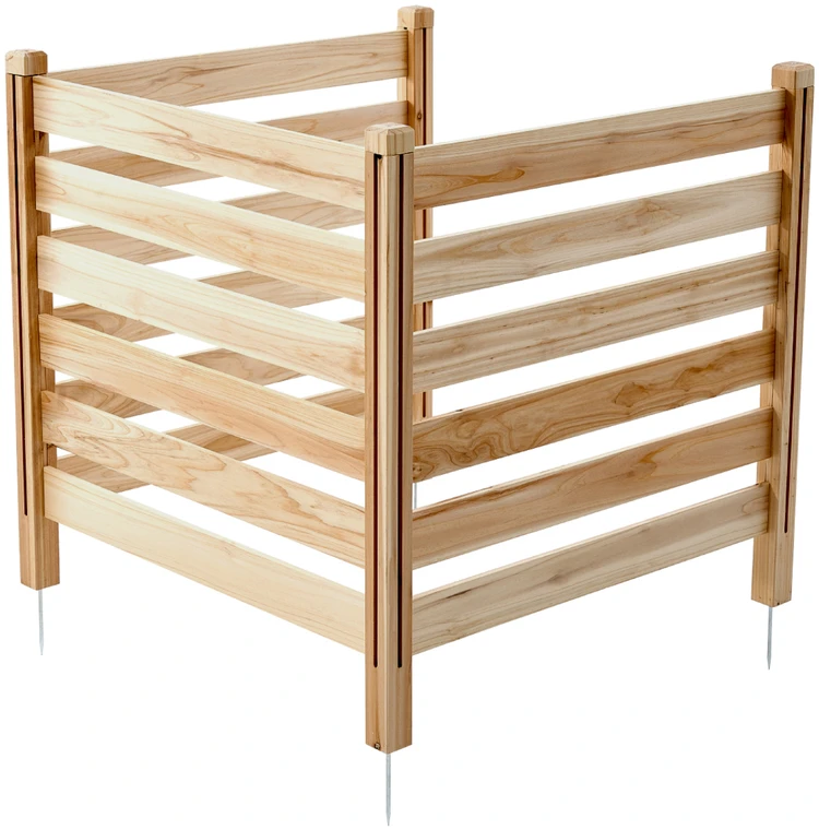 VEVOR medinė privati tvora 3 skydai 91x91 cm