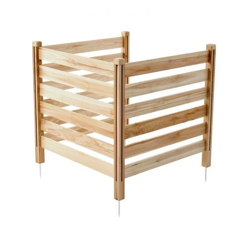 VEVOR medinė privati tvora 3 skydai 91x91 cm