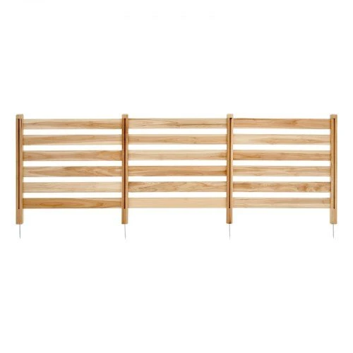 VEVOR medinė privati tvora 3 skydai 91x91 cm