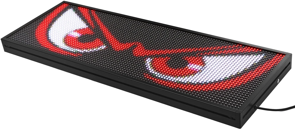 VEVOR Programuojama LED iškaba 40x14 colių P10 spalvota