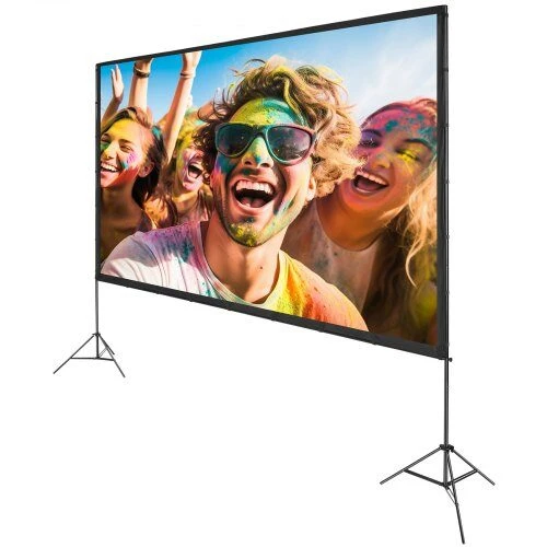 VEVOR Projektoriaus ekranas su stovu, 150 cm 16:9