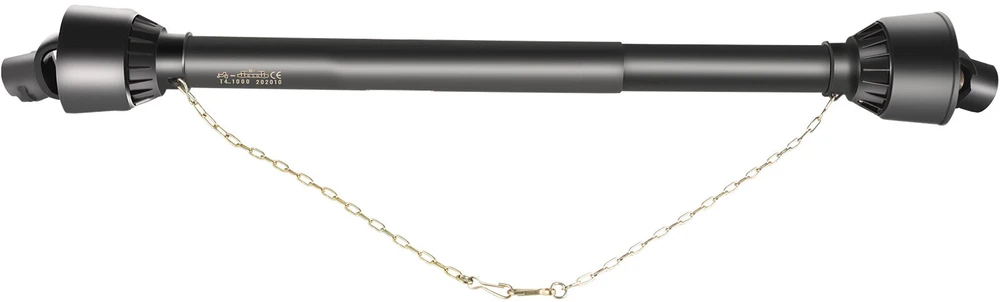 VEVOR PTO velenas su 1-3/8" x 6 šlicais