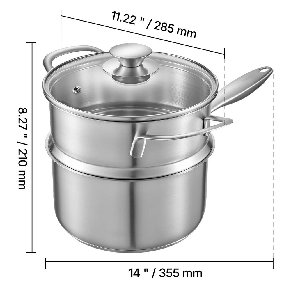 VEVOR 2.5 l puodas su garintuvu