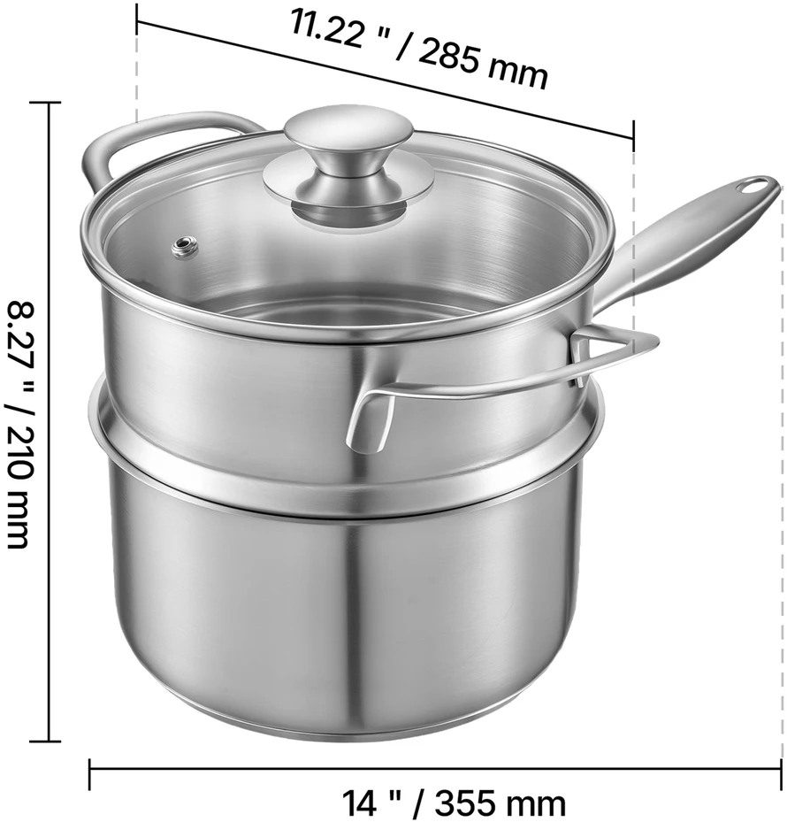VEVOR 2.5 l puodas su garintuvu