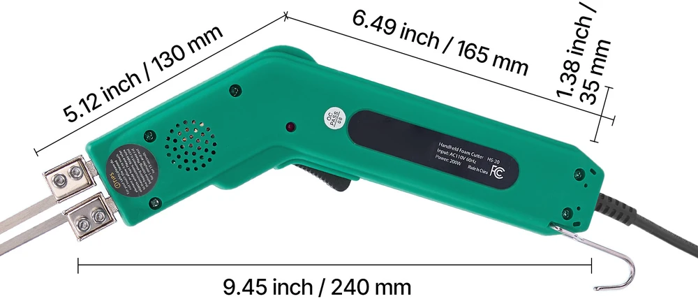 VEVOR Elektrinė putų pjaustyklė 200W 50-500