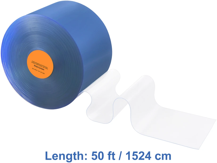 VEVOR PVC užuolaidų durų uždanga 50' x 20 cm vėsinimo įrenginiams