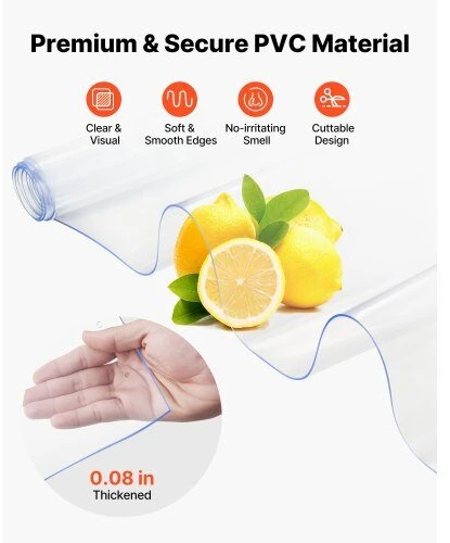 VEVOR skaidrios pvc juostinės užuolaidos
