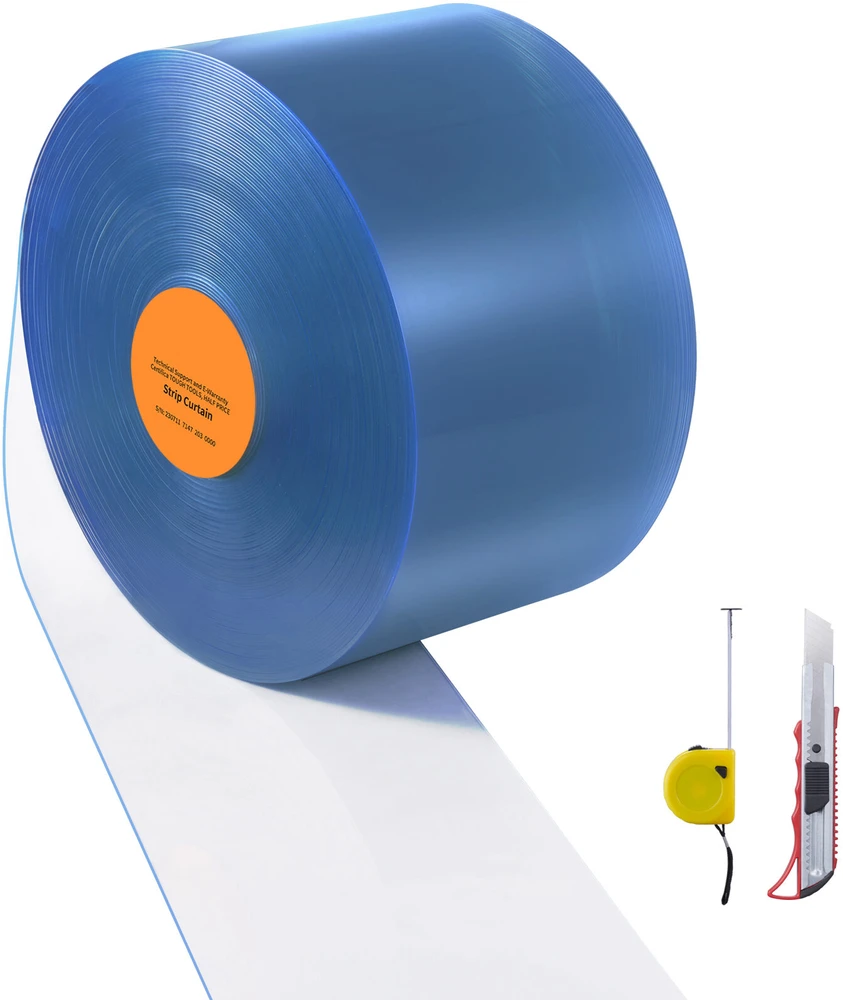 VEVOR PVC juostos durų uždanga 45.72 m x 20 cm