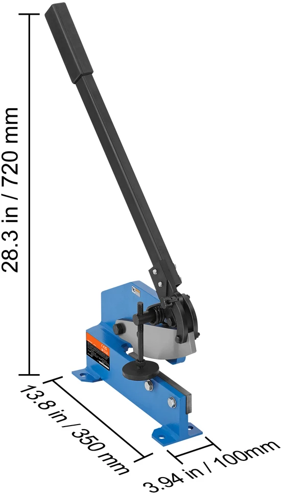 VEVOR Rankinis metalinis pjaustiklis HS-8 darbastalis