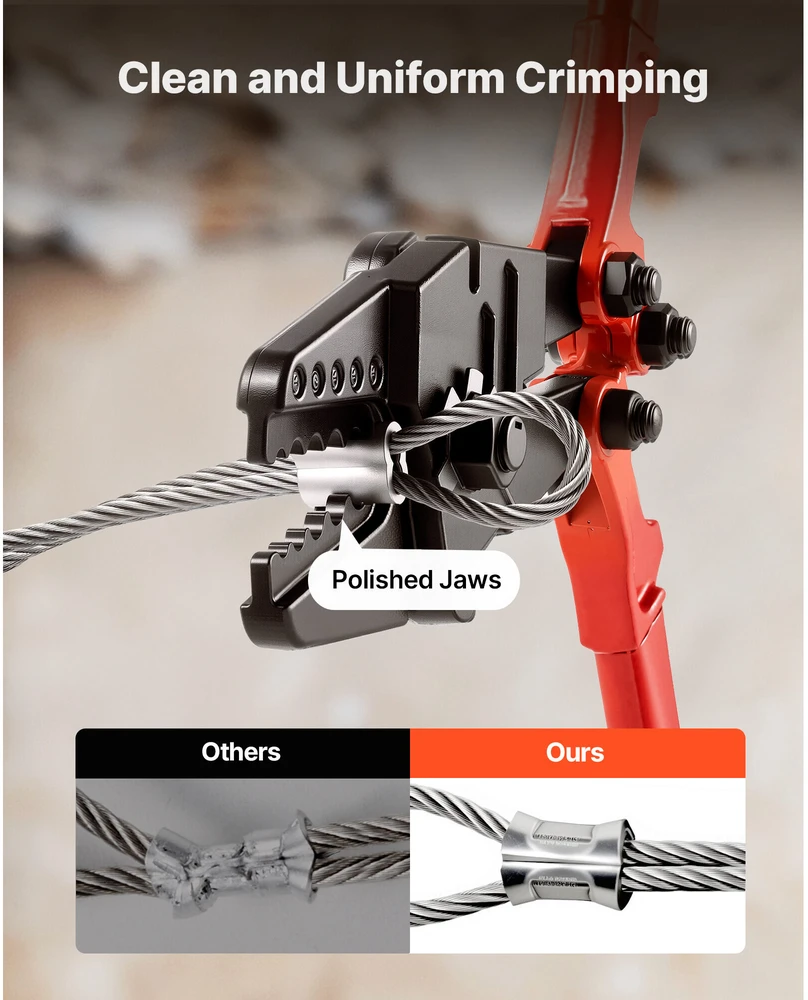 VEVOR Rankinis spaustuvas aliuminio ir vario rankoves