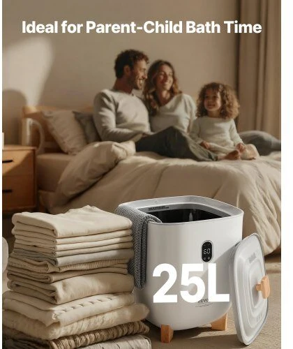 VEVOR 25 l rankšluosčių šildyklė su LED ekranu