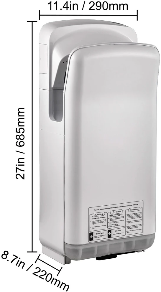 VEVOR automatinis rankų džiovintuvas, 2000W