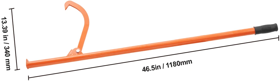 VEVOR Rąstų vartytuvas 118 cm iš anglies plieno