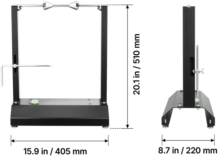 VEVOR Motociklų ratų balansyras, 40 kg talpos