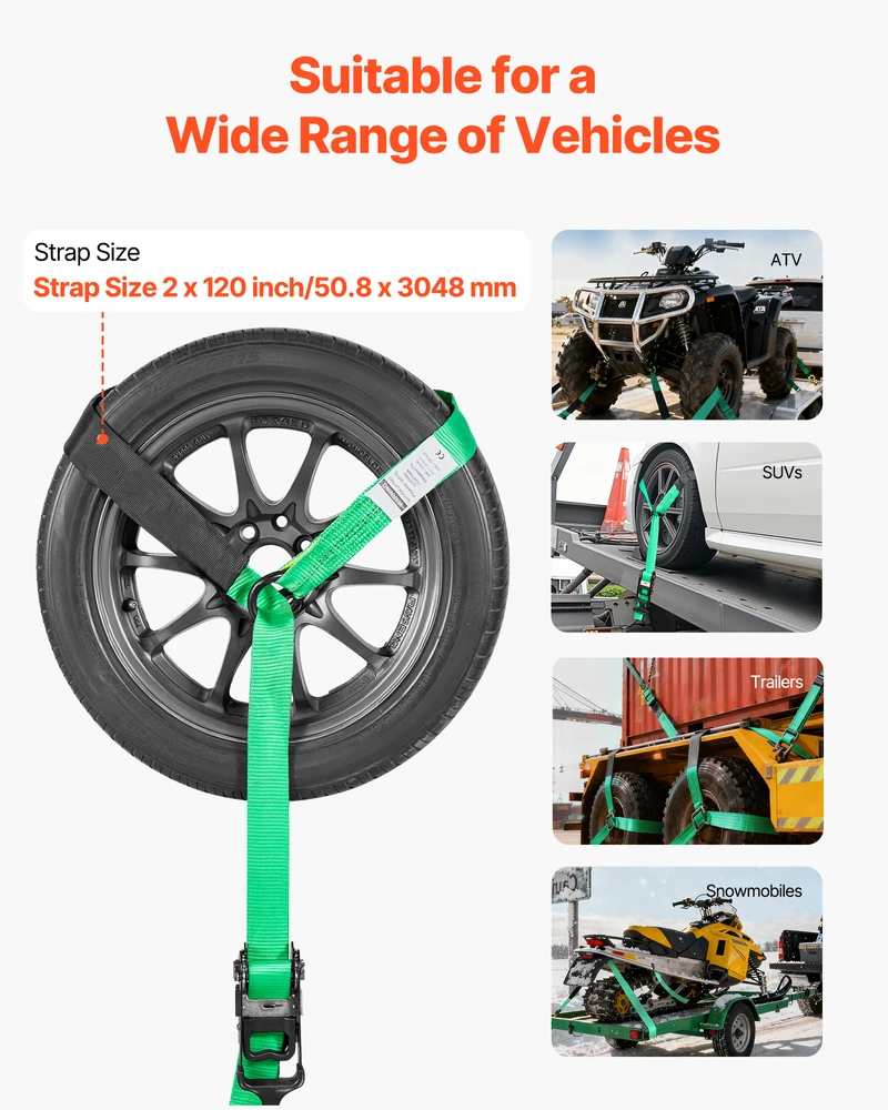 VEVOR Tvirtinimo rinkinys automobiliams ir motociklams