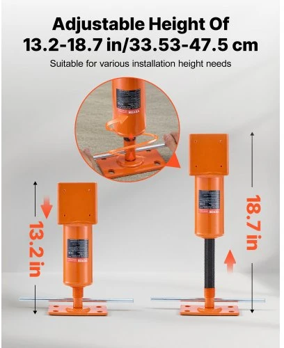 Vevor Reguliuojamas namo kėlimo lizdas 10x10 cm
