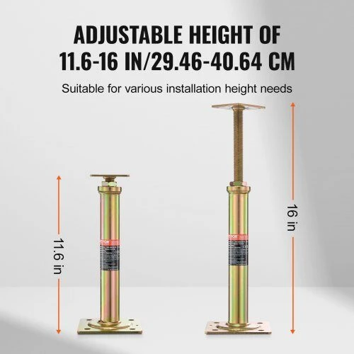 VEVOR 4 dalių reguliuojama grindų atrama 29,5-40,6 cm aukščio