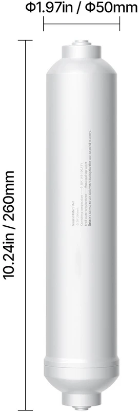 VEVOR Po kriaukle esantis remineralizacijos filtras 4150 litrų